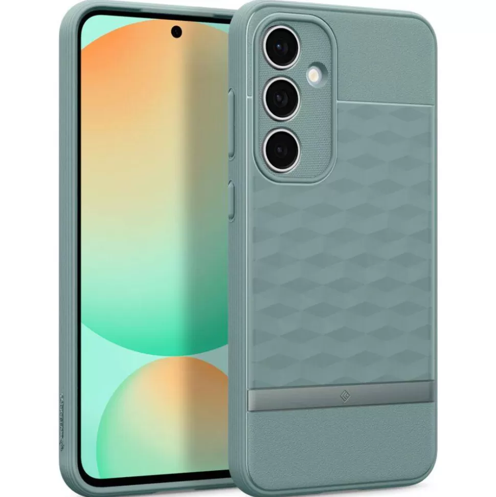 Spigen Galaxy S24 Fe*Etui CASEOLOGY PARALLAX GALAXY S24 FE SAGE GREEN Zielony