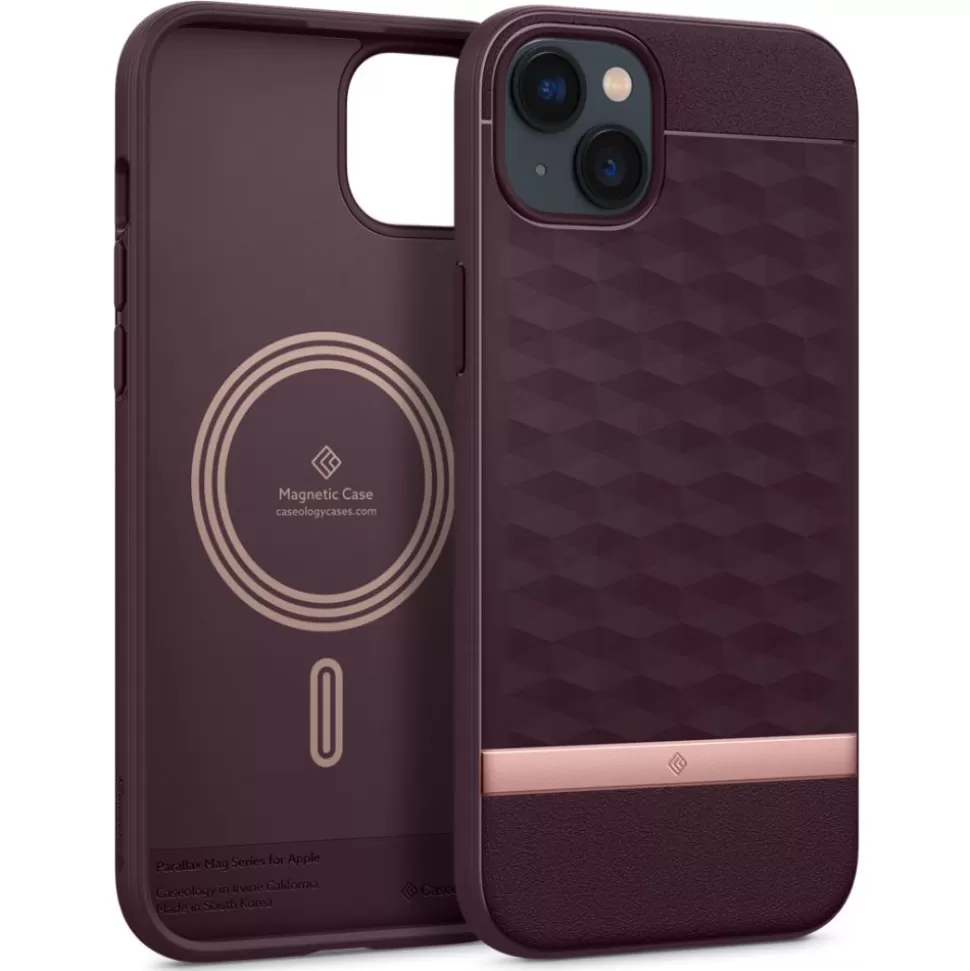 Spigen Iphone 14 Plus | Iphone 14 Plus*Etui Caseology Parallax Mag Magsafe iPhone 14 Plus Burgundy Bordowy