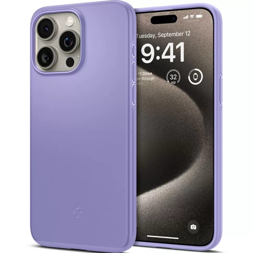 Spigen Iphone 15 Pro Max*Etui iPhone 15 Pro Max Thin Fit Iris Purple Fioletowy