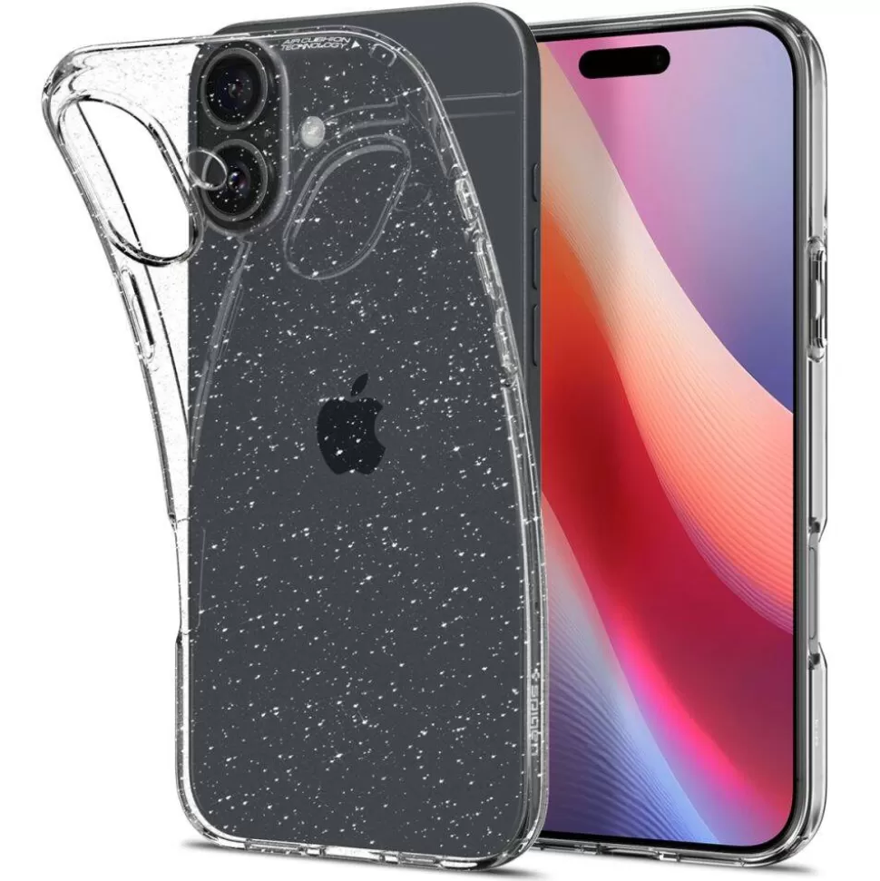 Spigen Iphone 16*Etui iPhone 16 Liquid Crystal Glitter Crystal Brokat