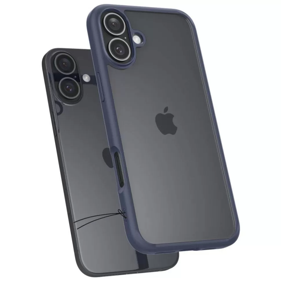 Spigen Iphone 16*Etui iPhone 16 Ultra Hybrid Navy Blue Granatowy