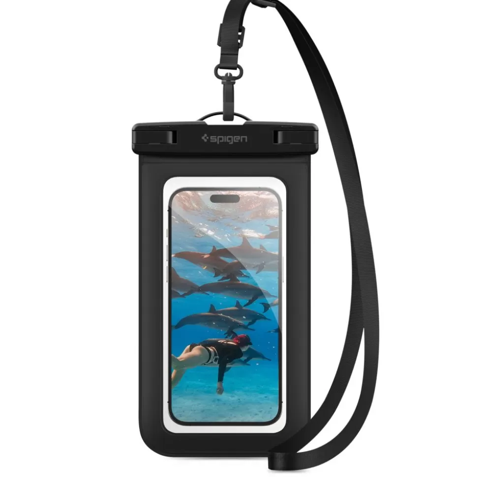 Spigen Inne | Etui Wodoszczelne*Etui A601 Universal Waterproof Case Black Czarny