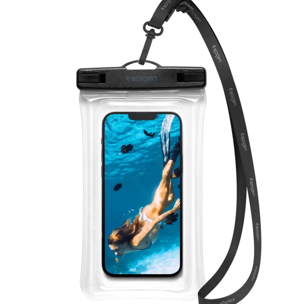 Spigen Inne | Etui Wodoszczelne*Etui A610 Universal Waterproof Float Case Crystal Clear