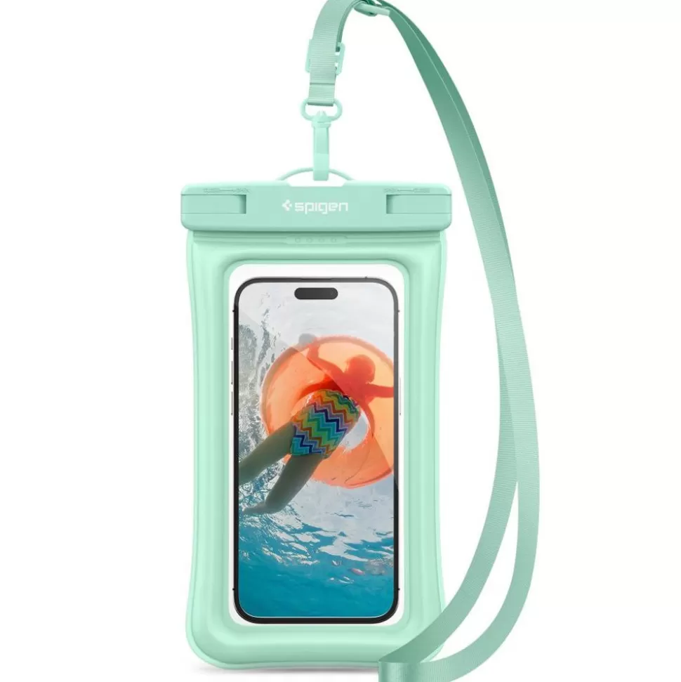 Spigen Inne | Etui Wodoszczelne*Etui A610 Universal Waterproof Float Case Mint Case