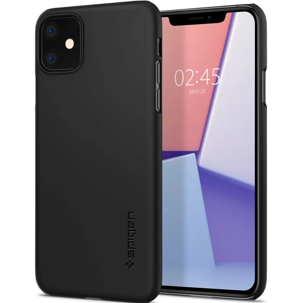 Spigen Iphone 11*Etui Apple Iphone 11 Thin Fit Black Czarne Case