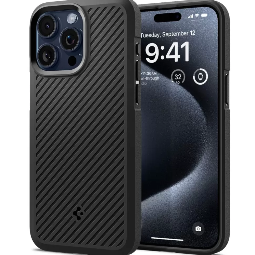 Spigen Iphone 15 Pro*Etui Core Armor iPhone 15 Pro Matte Black Case Podstawowy