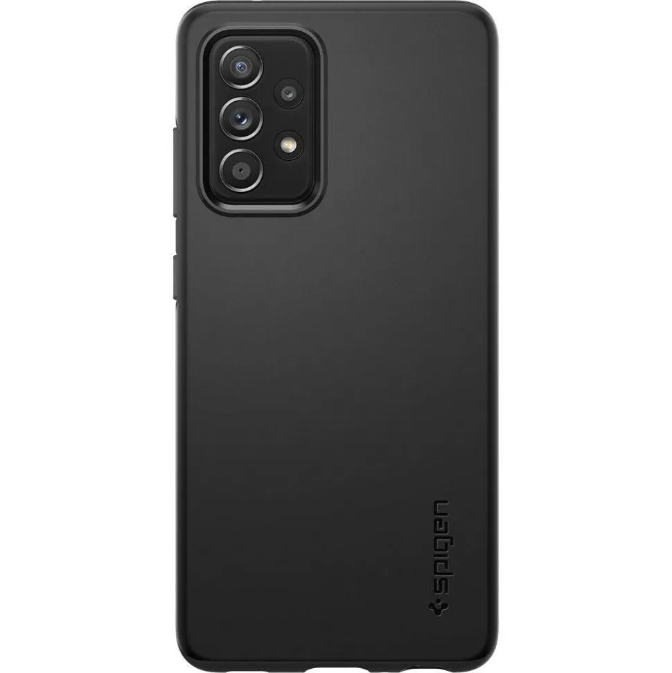 Spigen Galaxy A52 | Galaxy A52S*Etui Galaxy A52 LTE/5G Thin Fit Black Case Czarny