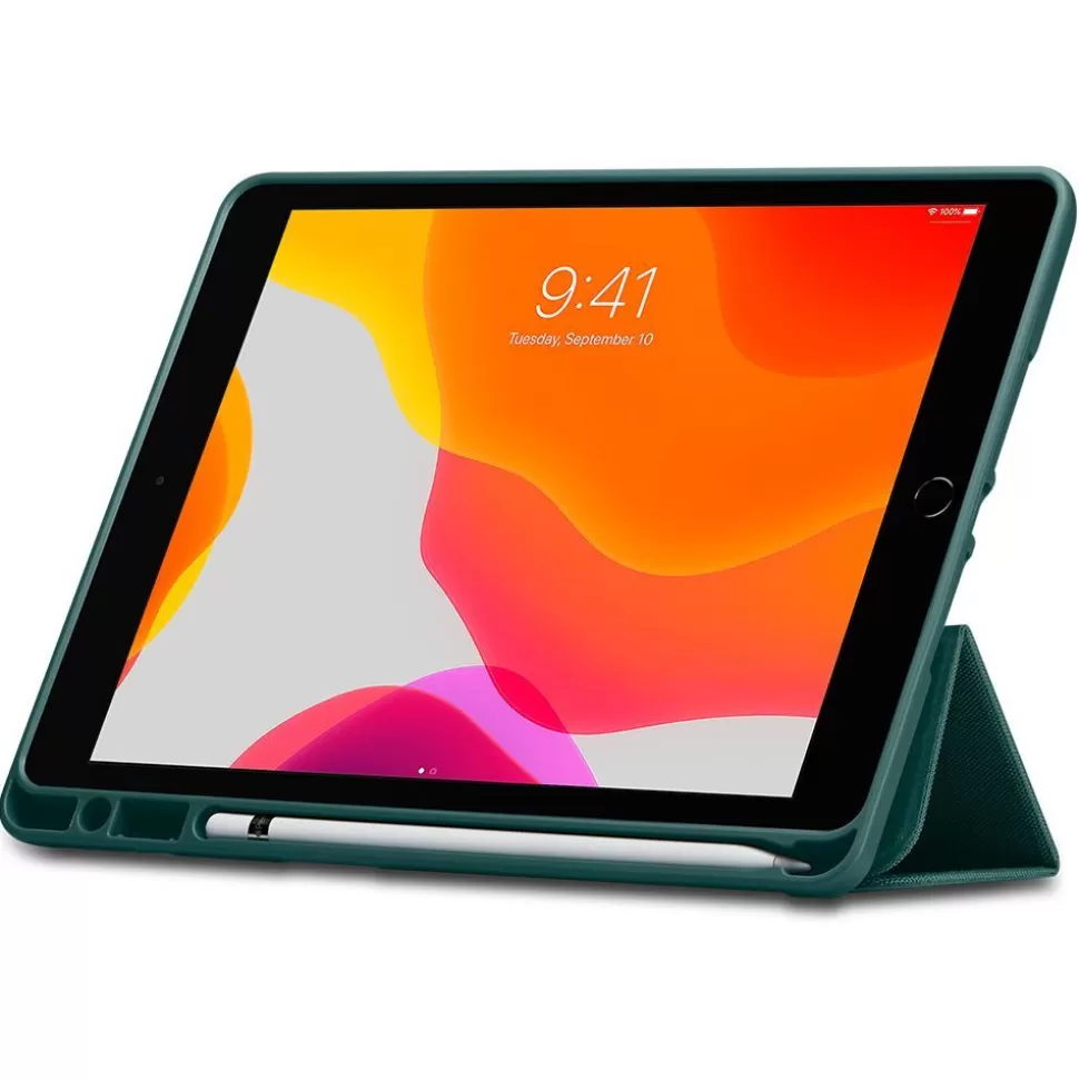 Spigen Ipad Mini 2012 | Ipad 7 10.2 2019*Etui iPad 7/8/9 10.2 2019/2020/2021 Urban Fit Midnight Green Zielone Case