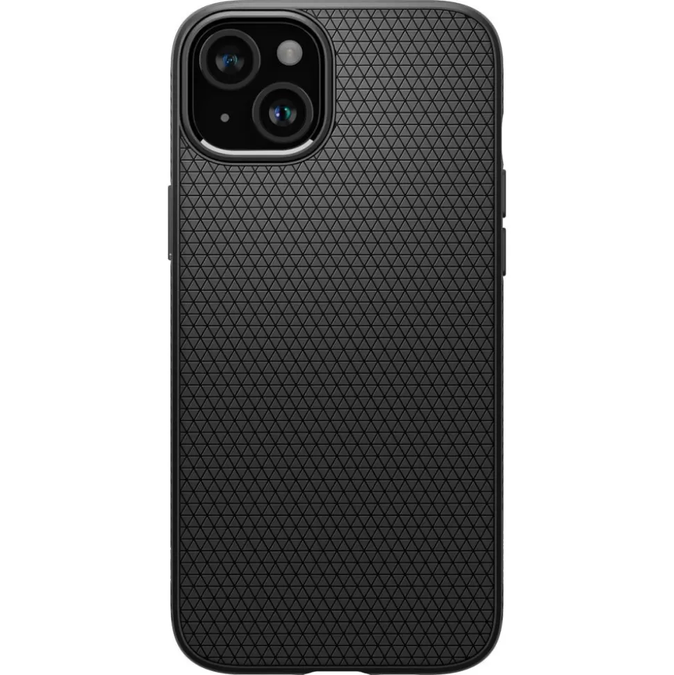 Spigen Iphone 15*Etui iPhone 15 Liquid Air Matte Black Case Czarny