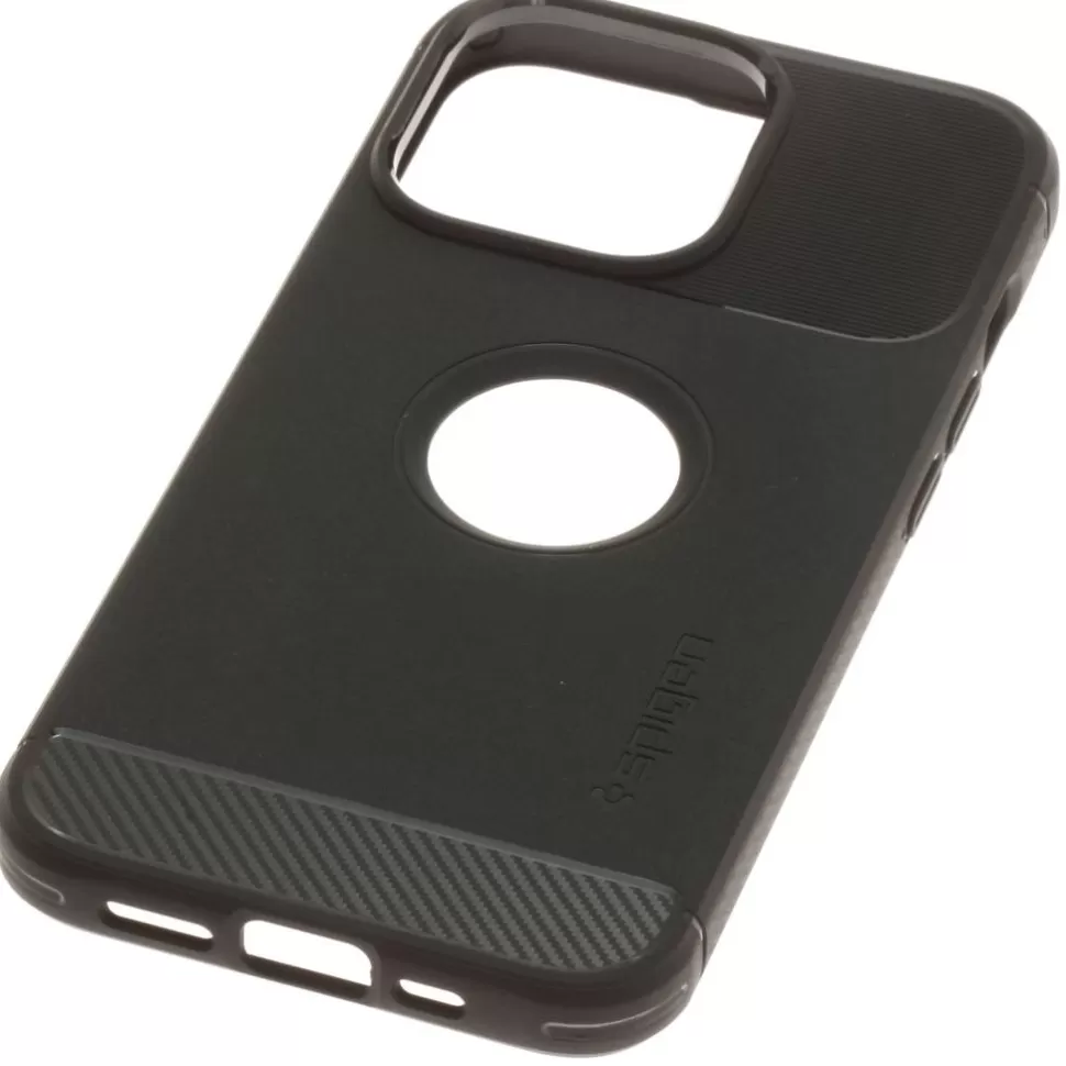 Spigen Iphone 13 Pro*Etui iPhone 13 Pro Rugged Armor Etui Matte Black Case + Szkło Hartowane Glas.tr Slim