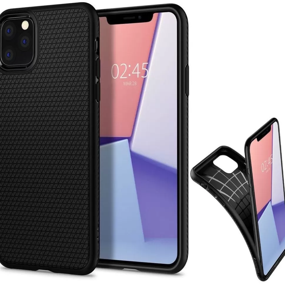 Spigen Iphone 11 Pro*Etui iPhone 11 Pro Liquid Air Matte Black Case