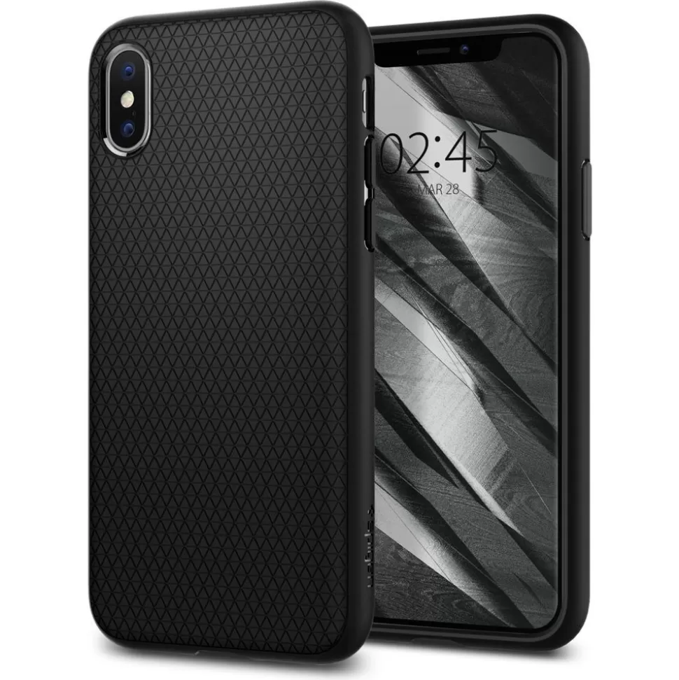 Spigen Iphone X | Iphone Xs*Etui iPhone X/XS Liquid Air Czarne Case