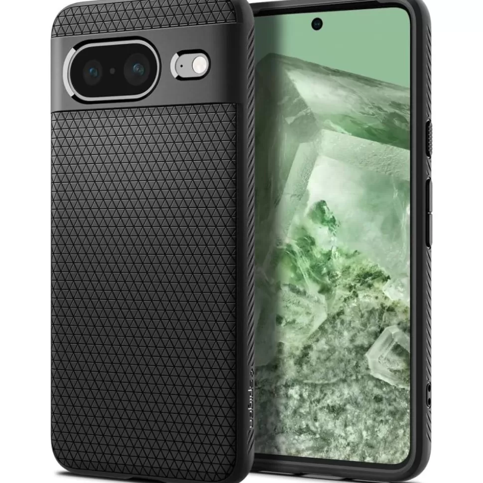 Spigen Pixel 8*Etui Liquid Air Google Pixel 8 Matte Black Case