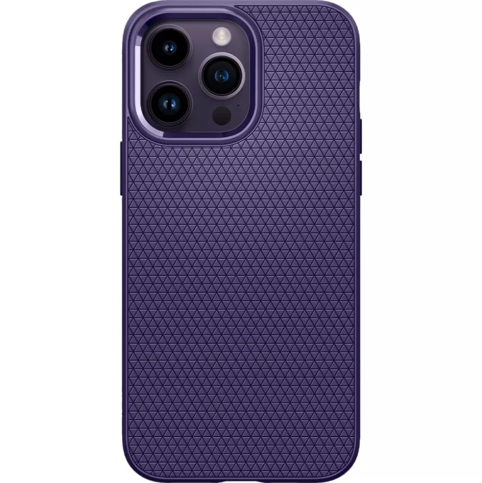 Spigen Iphone 14 Pro*Etui Liquid Air iPhone 14 Pro Deep Purple Case Fioletowy