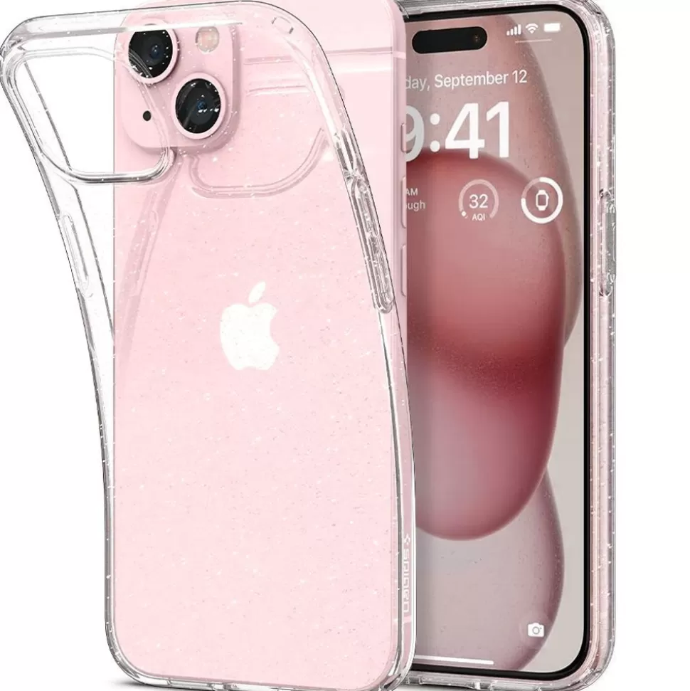 Spigen Iphone 14 Plus*Etui Liquid Crystal iPhone 14 Plus Glitter Crystal Przezroczysty / Brokat