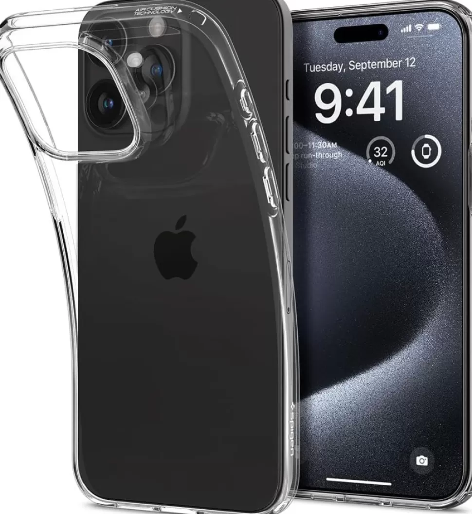 Spigen Iphone 15 Pro*Etui Liquid Crystal iPhone 15 Pro Crystal Clear Przezroczysty