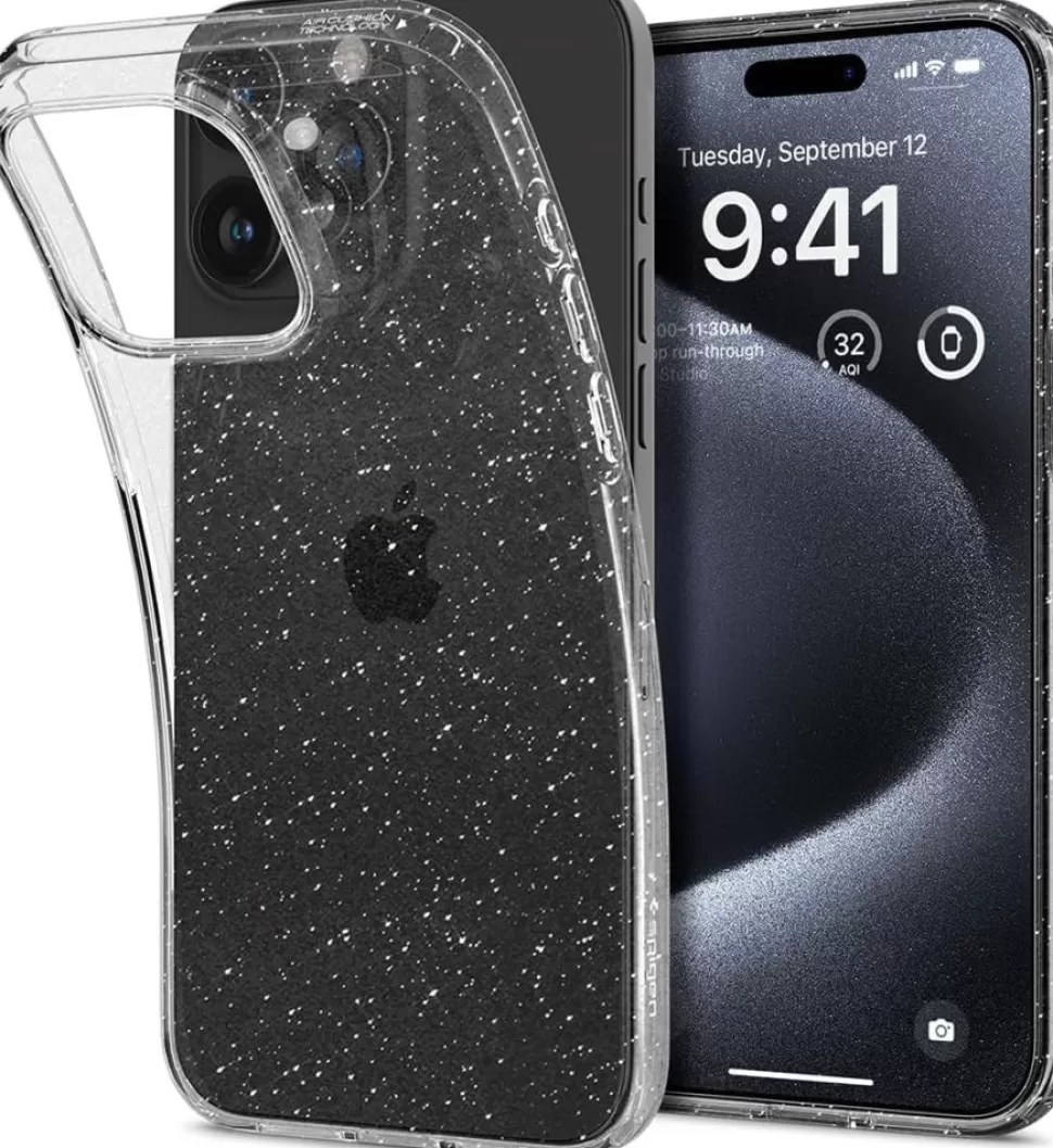 Spigen Iphone 15 Pro*Etui Liquid Crystal iPhone 15 Pro Glitter Crystal Case Brokat