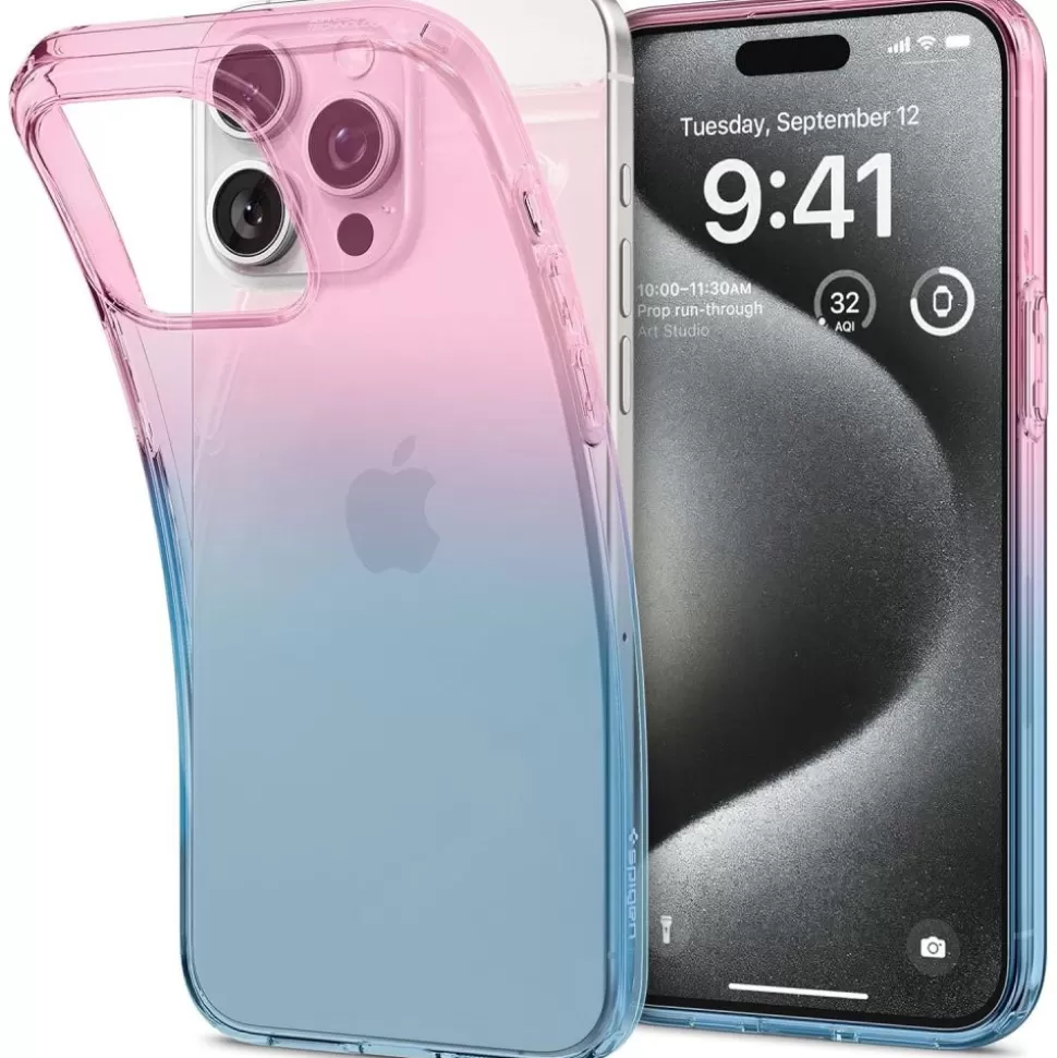 Spigen Iphone 15 Pro*Etui Liquid Crystal iPhone 15 Pro Gradation Pink Case Różowy