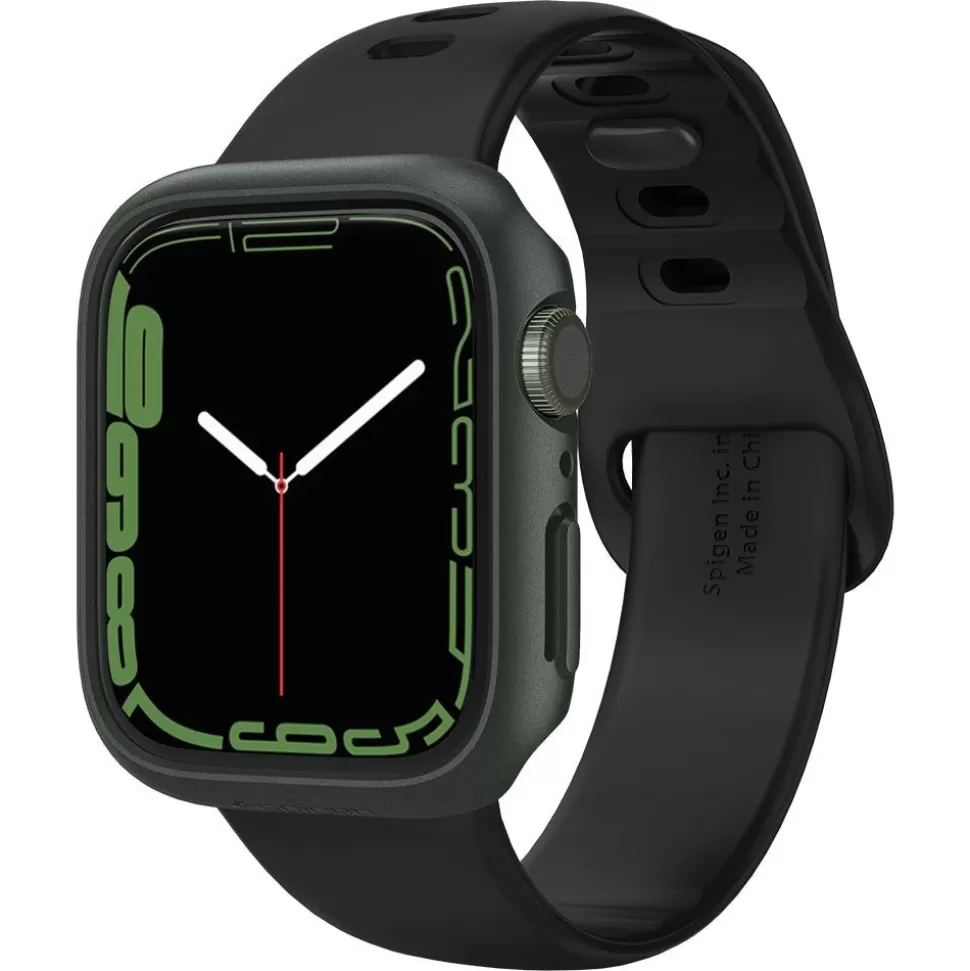 Spigen Apple Watch 7 45Mm | Apple Watch 8 45Mm*Etui Thin Fit Apple Watch 6 7 8 9 45mm Zielone Zielony