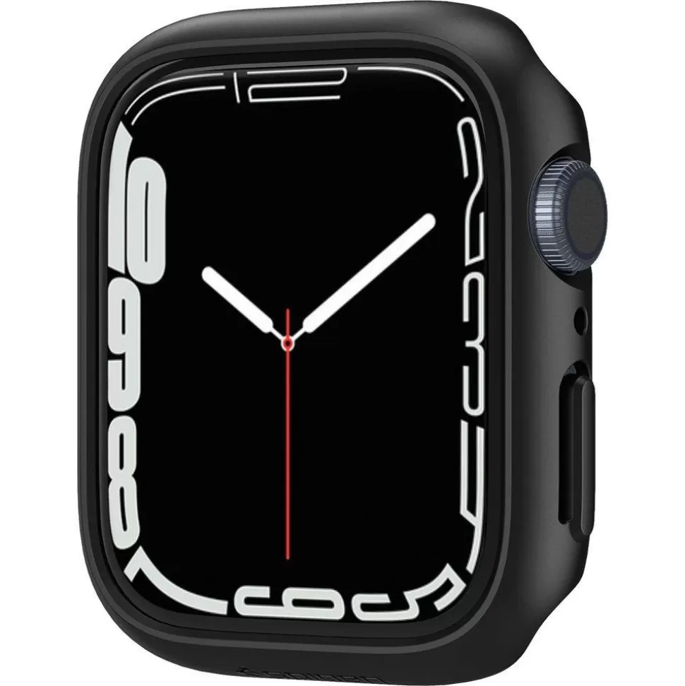 Spigen Apple Watch 7 41Mm | Apple Watch 8 41Mm*Etui Thin Fit Apple Watch 7 8 9 41mm Czarne Czarny