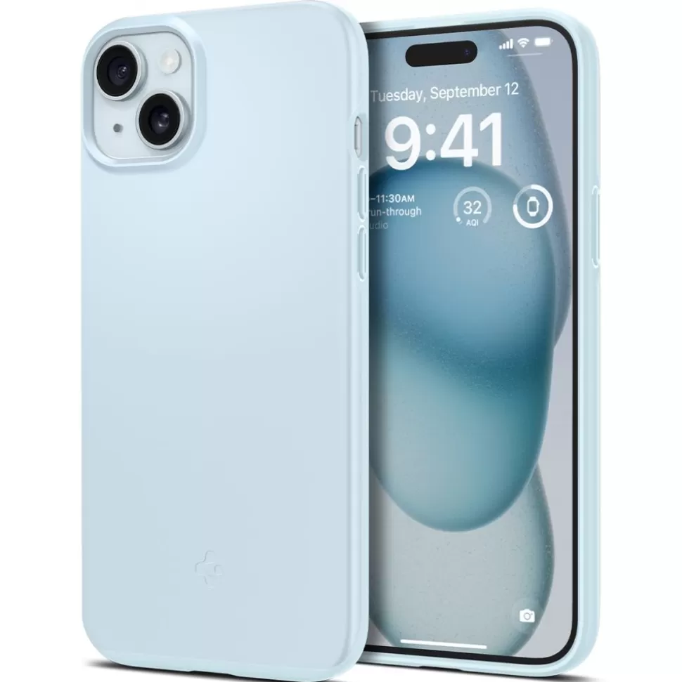 Spigen Iphone 15*Etui Thin Fit iPhone 15 Mute Blue