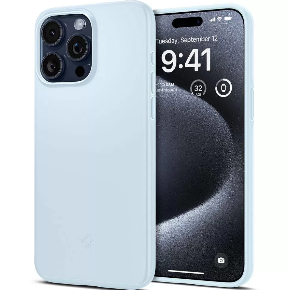 Spigen Iphone 15 Pro*Etui Thin Fit iPhone 15 Pro Mute Blue Niebieski