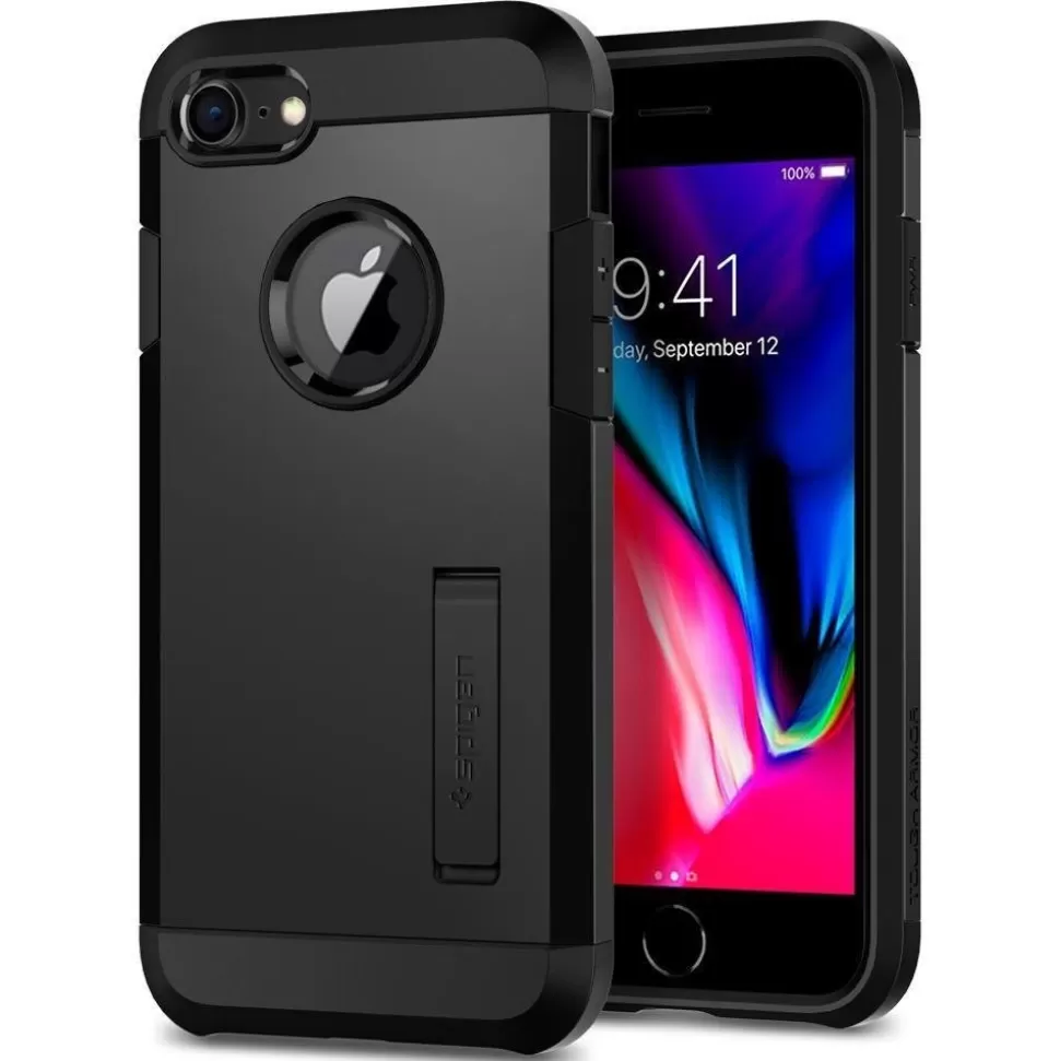 Spigen Iphone 7 | Iphone 8*Etui Tough Armor 2 Iphone 7/8/SE 2020 Czarne Case Czarny