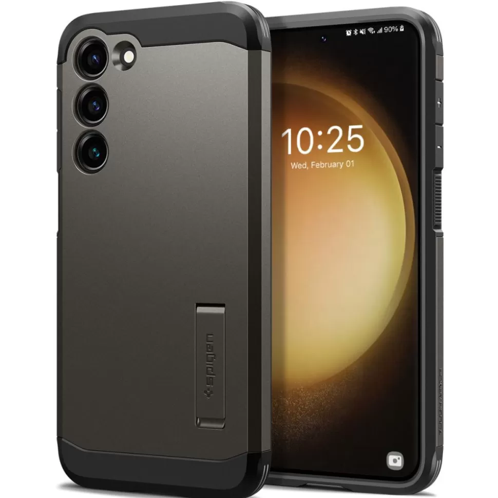 Spigen Galaxy S23*Etui Tough Armor Galaxy S23 Gunmetal Case Grafitowy