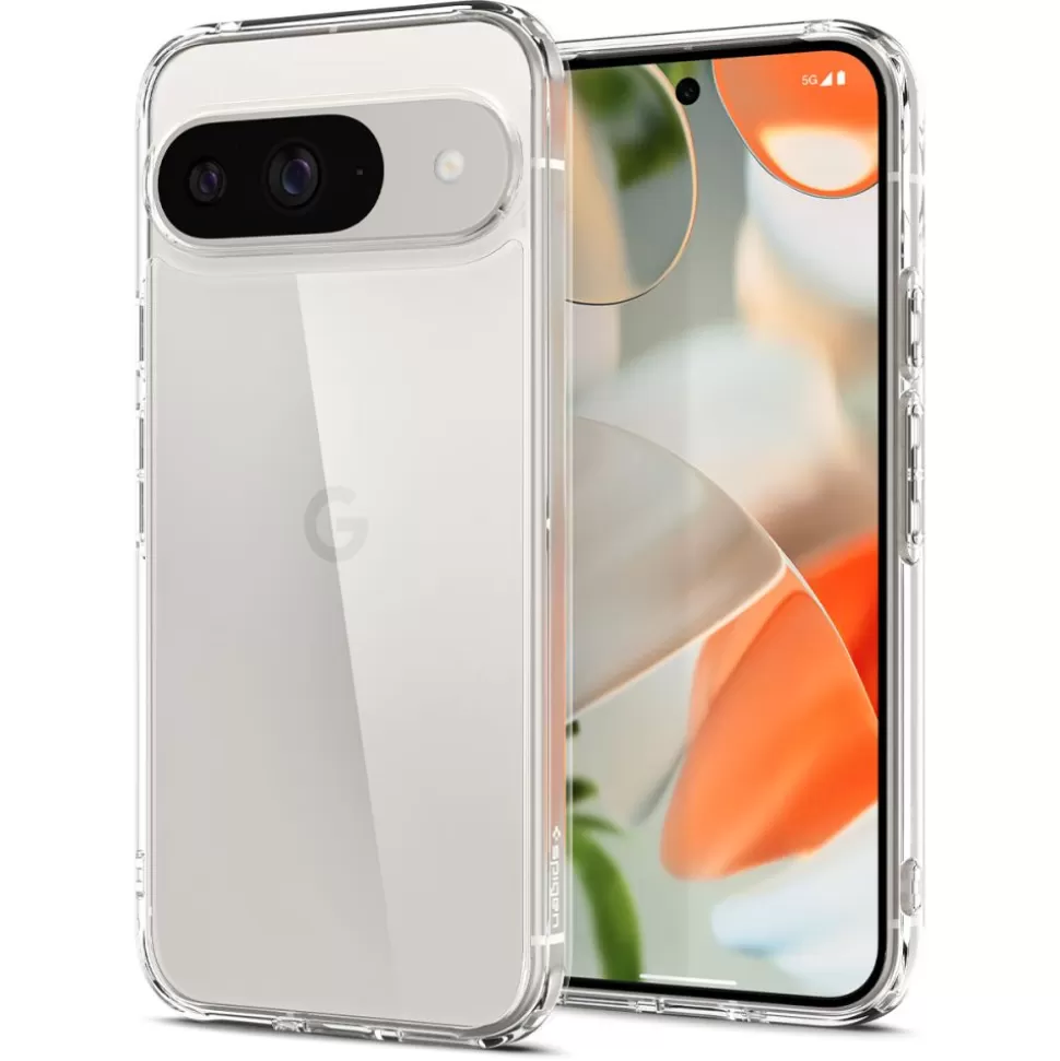 Spigen Pixel 9 | Pixel 9 Pro*Etui ULTRA HYBRID GOOGLE PIXEL 9 / 9 PRO CRYSTAL CLEAR Przezroczysty