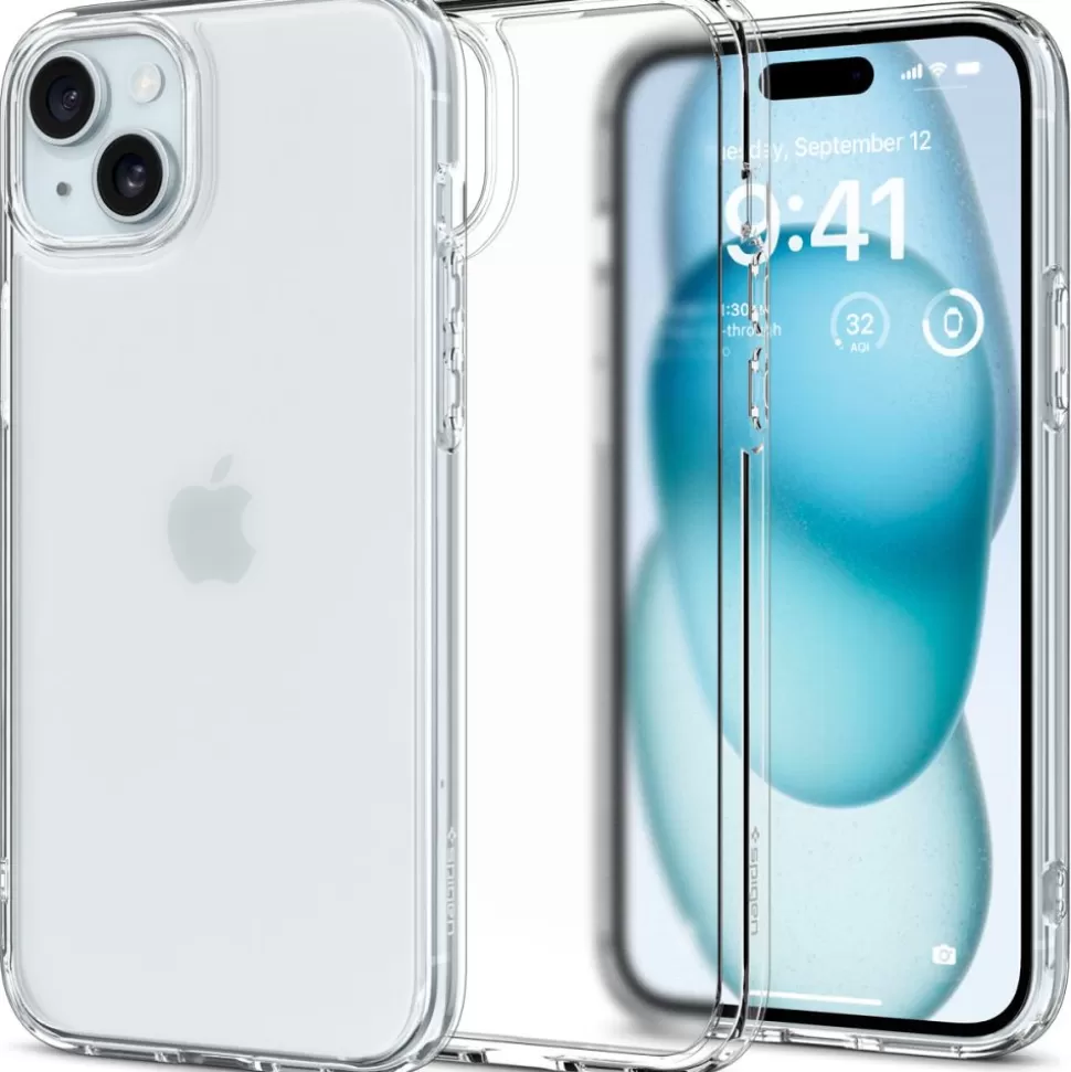 Spigen Iphone 15*Etui Ultra Hybrid iPhone 15 Frost Clear Case Przezroczysty