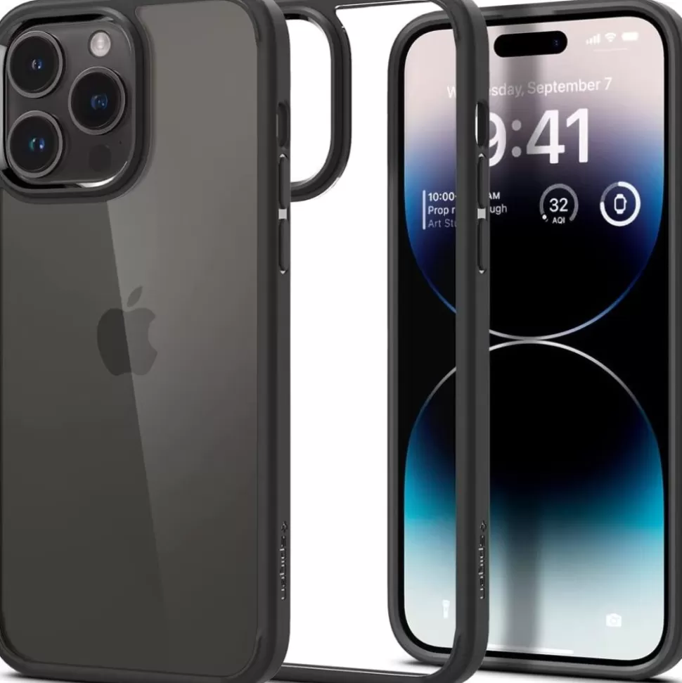 Spigen Iphone 14 Pro Max*Etui Ultra Hybrid iPhone 14 Pro Max Matte Black Czarny / Matowy