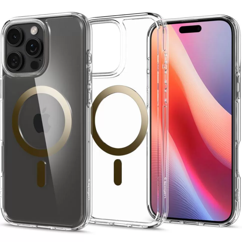 Spigen Iphone 16 Pro | Iphone 16 Pro*ETUI ULTRA HYBRID MAG MAGSAFE IPHONE 16 PRO GOLD Złoty