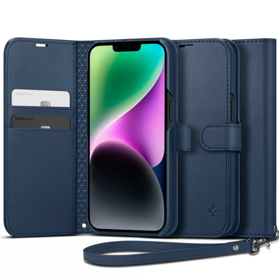 Spigen Iphone 14*Etui WALLET S IPHONE 14 CLASSIC BLUE