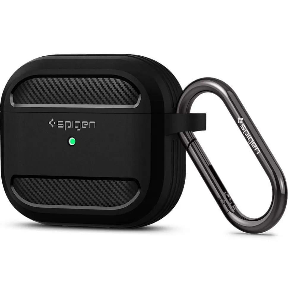 Spigen Airpods 3*Apple Airpods 3 2021 Rugged Armor Etui Matte Black