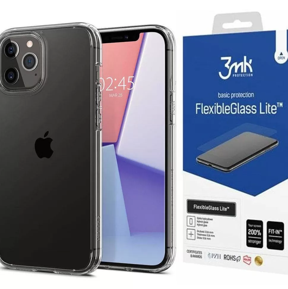 Spigen Iphone 12 | Iphone 12 Pro*Ultra Hybrid iPhone 12 / 12 Pro Etui Clear przezroczyste Case