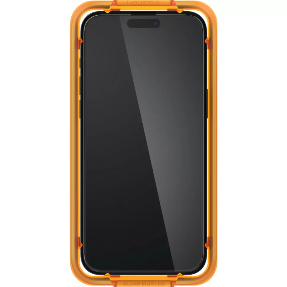 Spigen Iphone 15*Szkło Hartowane Alm Glass Fc 2-pack iPhone 15 Black