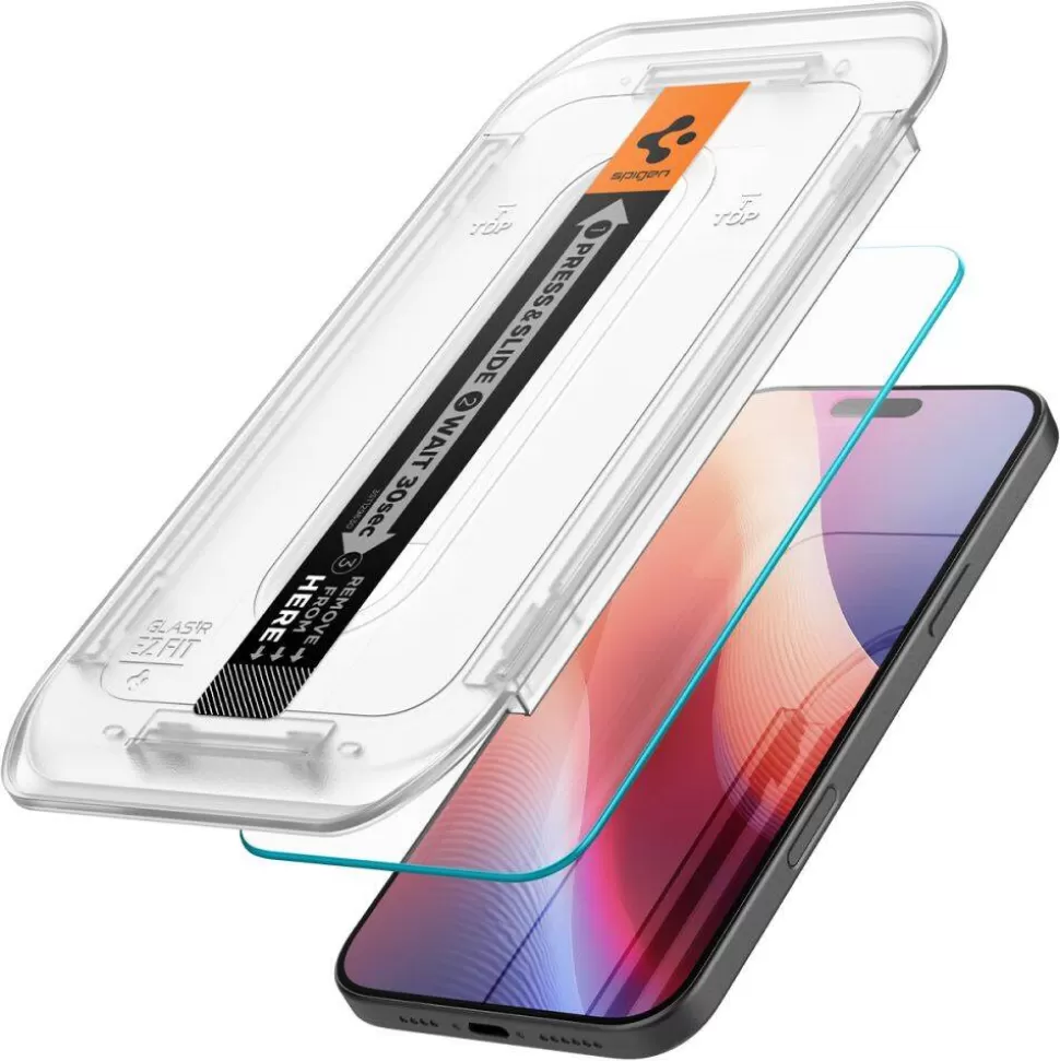 Spigen Iphone 16 Pro*SZKŁO HARTOWANE GLAS.TR ”EZ FIT” IPHONE 16 PRO CLEAR