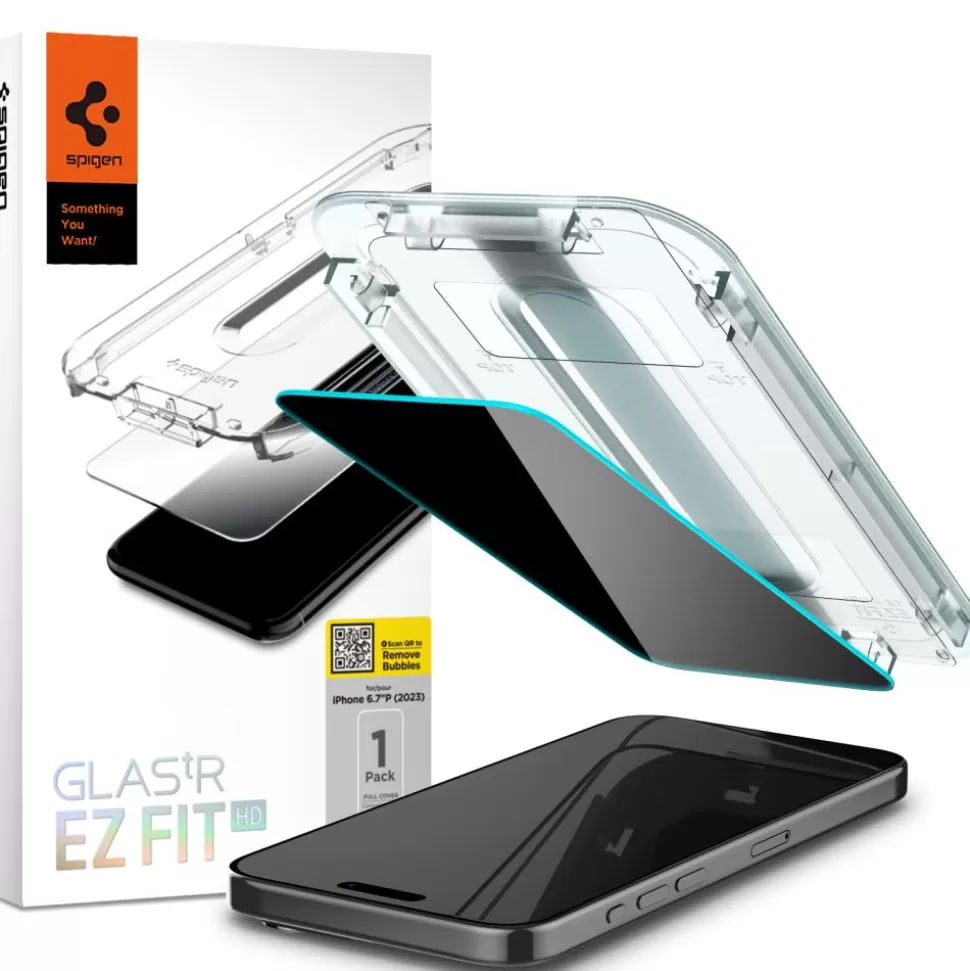 Spigen Iphone 15 Pro Max*Szkło Hartowane Glas.tr ”ez Fit” iPhone 15 Pro Max Privacy