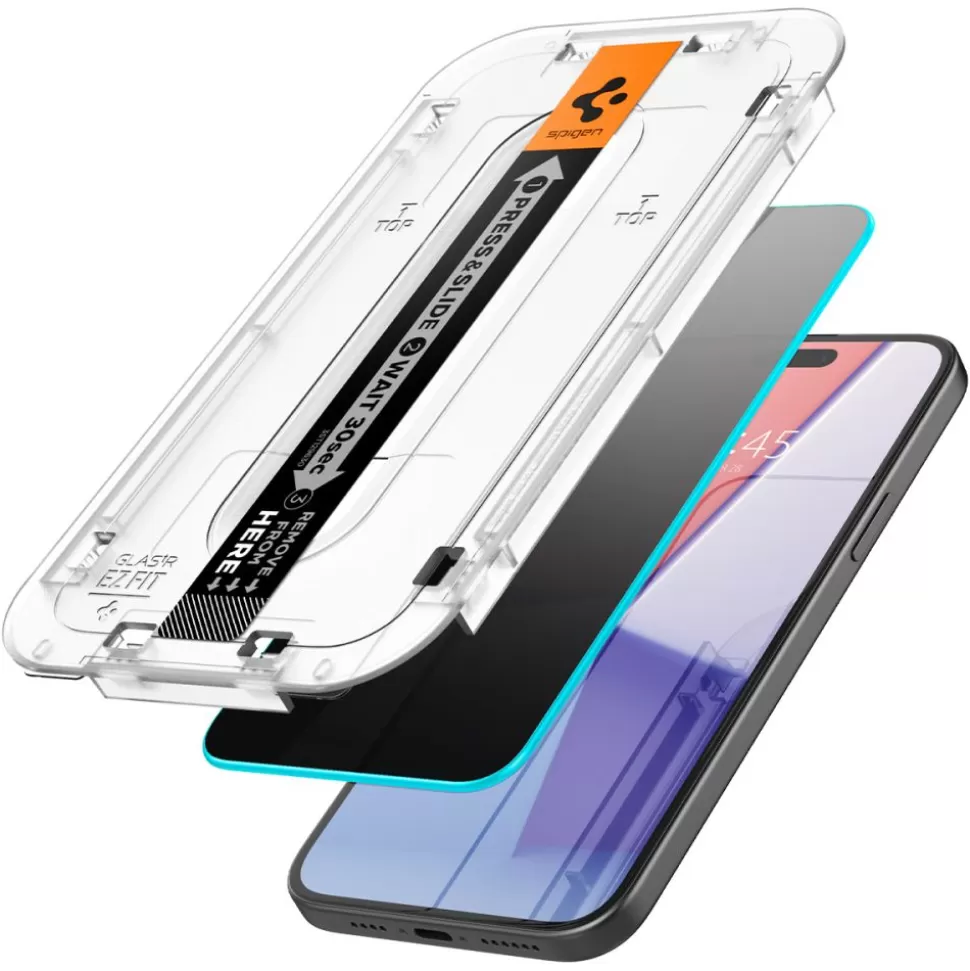 Spigen Iphone 15 Pro Max*Szkło Hartowane Glas.tr ”ez Fit” iPhone 15 Pro Max Privacy