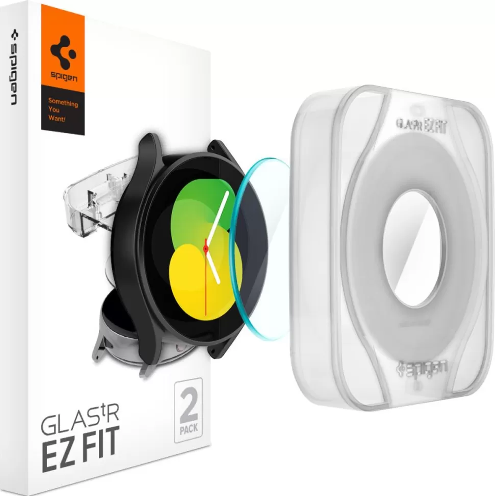 Spigen Galaxy Watch 4 44Mm | Galaxy Watch 5 44Mm*SZKŁO HARTOWANE GLAS.TR ”EZ-FIT” 2-PACK GALAXY WATCH 4 / 5 (44 MM)