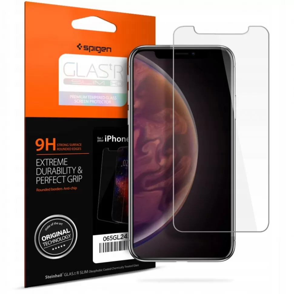 Spigen Iphone Xr*Szkło Hartowane GLAS.TR Slim HD Apple iPhone XR 11