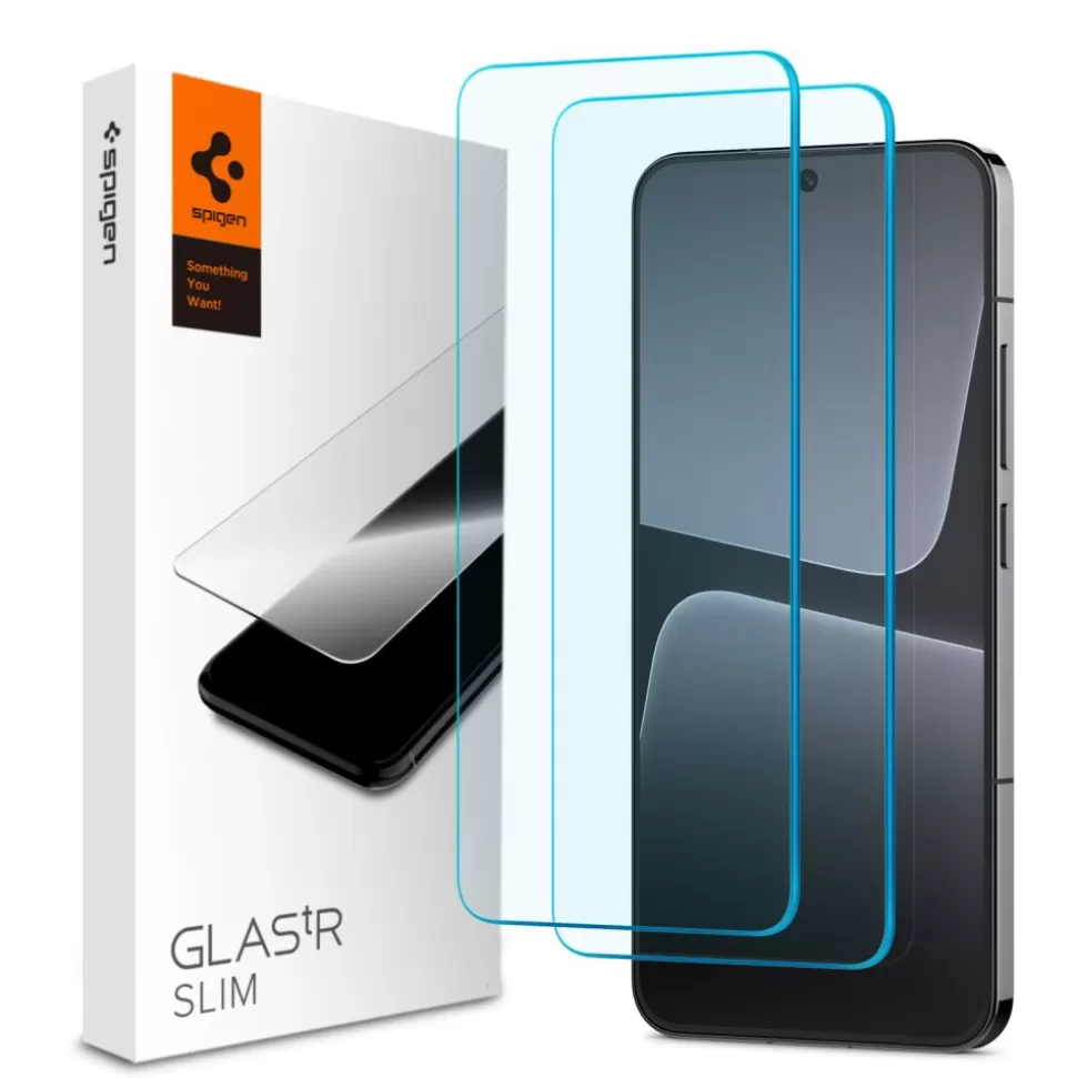 Spigen 13*Szkło Hartowane Glas.tr Slim 2-pack Xiaomi 13 Clear