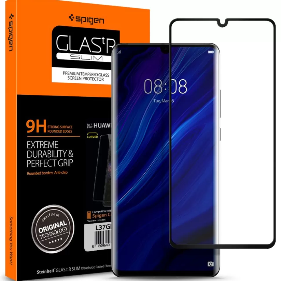 Spigen P30 Pro*Szkło Hartowane Huawei P30 Pro Glas.Tr Slim Black